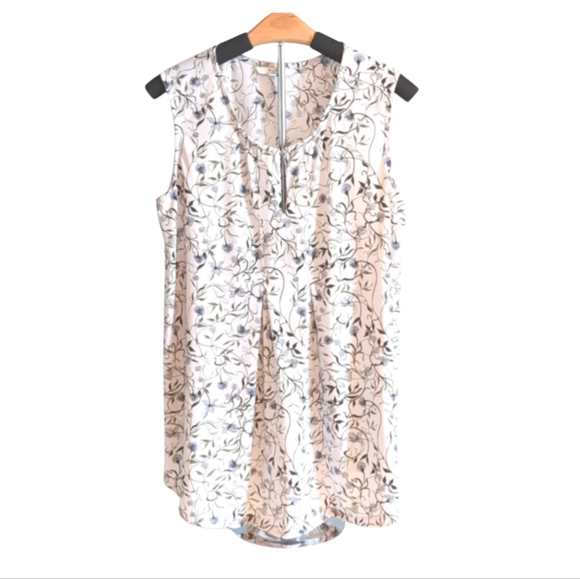 Alfred Sung Floral Sleeveless Blouse | Size M - Picture 1 of 7